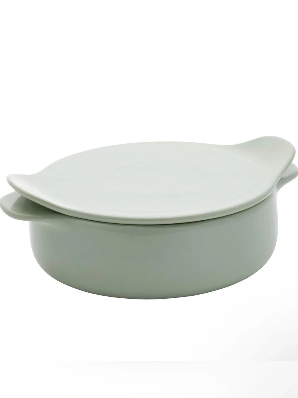 KitchenAid Stoneware Casserole Dish 2.25 Quart With The Lid - Pistachio